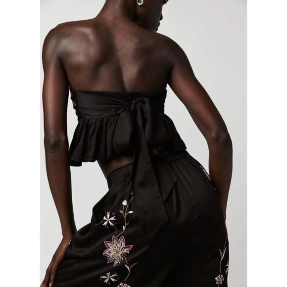 Free People Harmony Embroidered Pant set - Picture 3 of 10